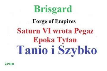 Forge of Empires Tytan Saturn Wrota Pegaz Brisgard