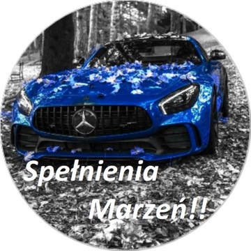 OPŁATEK NA TORT MERCEDES LOGO AUTO SAMOCHÓD 30 40 