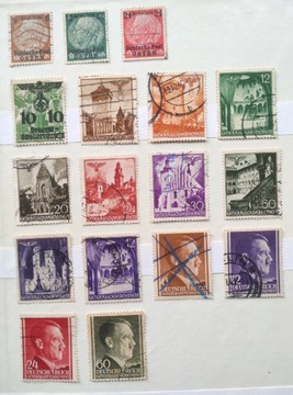 Generalna Gubernia - znaczki pocztowe 