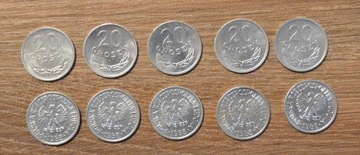 20 groszy 1985 ( 10 sztuk)