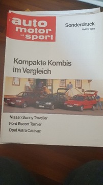 Broszura testy Ford Opel Nissan