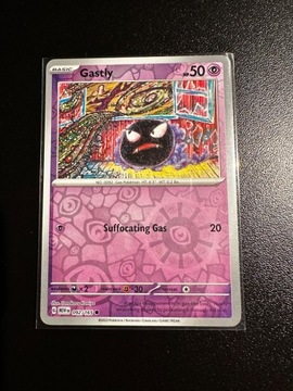 Karta Pokemon Gastly 092/165 Reverse MEW 151