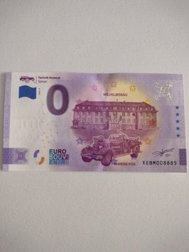 O euro banknot kolekcjonerski 