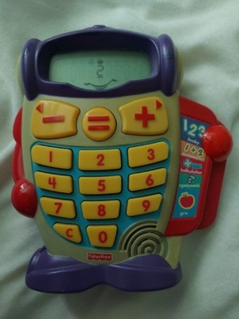 Mówiący kalkulator Fisher Price L4676, nauka liczb