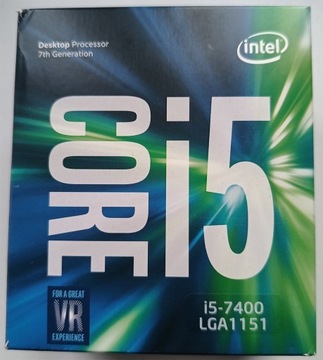 Procesor Intel Core i5-7400, 3GHz, 6 MB, BOX