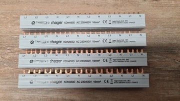 Szyna łączeniowa Hager KDN450D  230/400V 16mm2