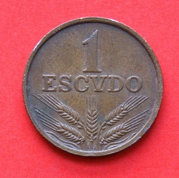 1  Escudo  1975 r -   Portugalia    stan !