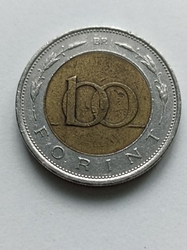 Moneta 100 Forint  1996r Węgry z obiegu 