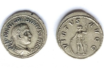 Denar Gordiana II, Afrykanin