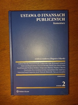 Ustawa o finansach publicznych. Zbigniew Ofiarski