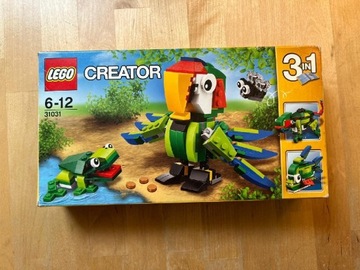 LEGO 31031 Zwierzęta z lasu deszczowego 
