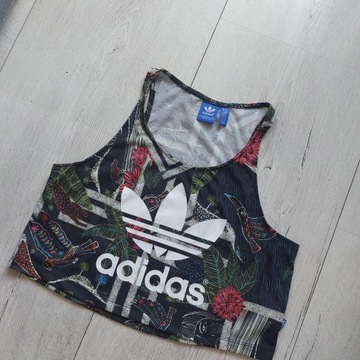 Bluzka adidas zielona 