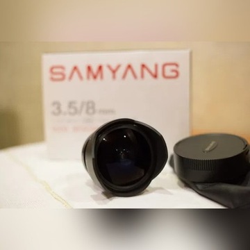Obiektyw Samyang 3.5/8 mm Fish Eye CS II