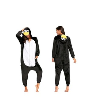 PINGWIN Przebranie PIŻAMA Kigurumi Onesie S