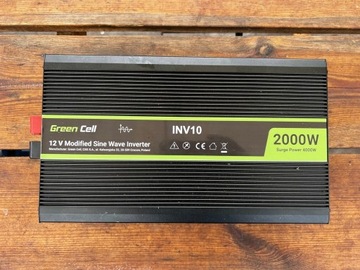 Inverter przetwornica Green Cell 12V/ 230V / 2000W