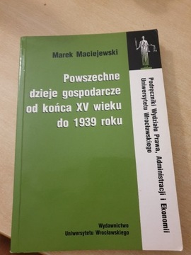 Powszechne dzieje gosp od końca XV w Maciejewski