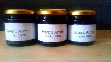 Syrop z Aronii PSZ z100%cukierTrzcinowy 3x200ml