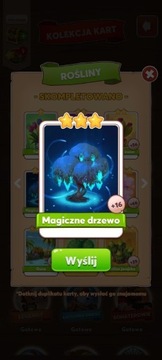 Coin Master Karty Rośliny/ Magiczne Drzewo 