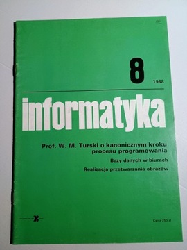 Czasopismo Informatyka 8/1988