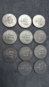 20 zł z 1990r 11 sztuk monet
