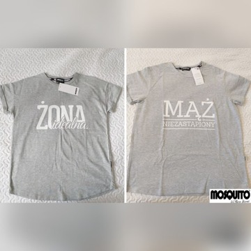 2 w cenie 1! T-Shirty MĄŻ&ŻONA firmy Mosquito