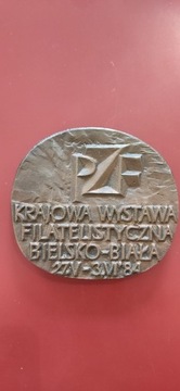 Medal Krajowa Wystawa Filat. Bielsko Biała 1984