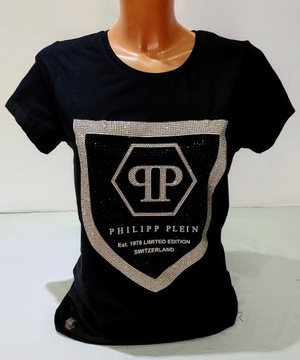 T-shirt damski philipp plein kryształki nowy 36/38