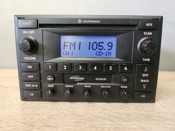 Radio VW Volkswagen Premium USA CD Passat Golf KOD