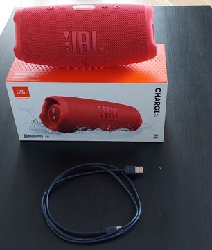 Głośnik przenośny JBL Charge 5 czerwony 40 W