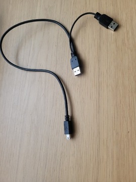 Kabel mini USB z zasilaniem USB