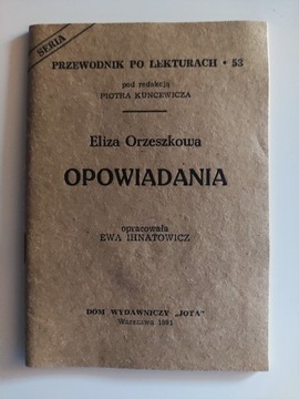 Eliza Orzeszkowa - Opowiadania