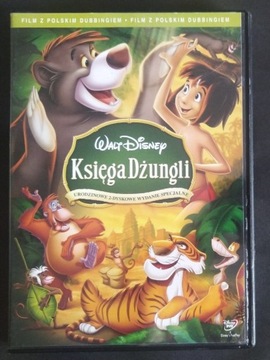 KSIĘGA DŻUNGLI Disney polski dubbing PL DVD unikat