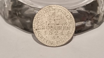 Niemieckie Prusy 1 Silber Groschen 1821r. A.