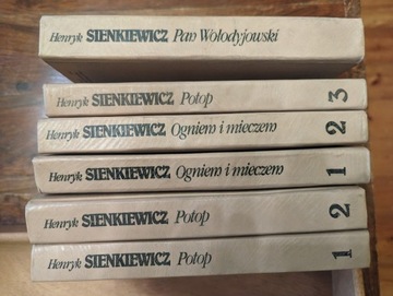 Henryk Sienkiewicz TRYLOGIA wydanie 1988 