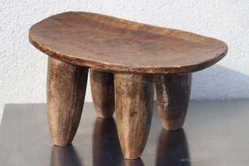 Vintage African Lobi stool stołek taboret krzesło