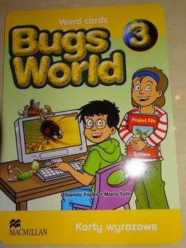 Bugs World 3 wordcards karty wyrazowe kl 3, 71szt