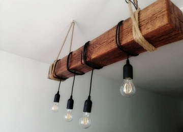 Lampa loftowa DIY, HOMEMADE