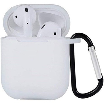 Etui Silikonowe do Apple AirPods 1 & 2 BIAŁE