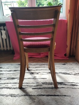 Krzesła drewniane lakierowane komplet 4 szt. 