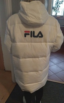 Płaszcz zimowy oversize kurtka Fila Puffer r.M /L