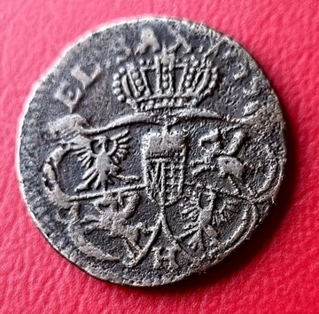1 grosz koronny August III Sas 1755 r H