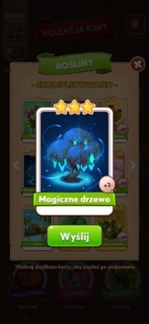 Karta MAGICZNE DRZEWO