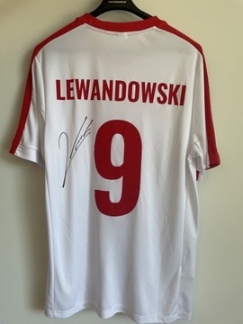 Koszulka z autografem Robert Lewandowski 