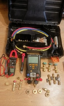 Manometry TESTO 557. Zegary do klimy.+MIERNIK 