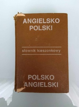 Słownik kieszonkowy angielsko polski polsko ang.