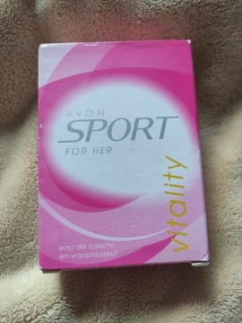 AVON Sport vitality 50 ml nowa woda toaletowa 