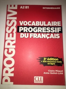 Czerwona Vocabulaire progressif intermediare livre