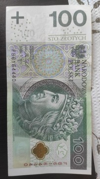 Banknot 100 zł kolekcjonerski - FB6164440
