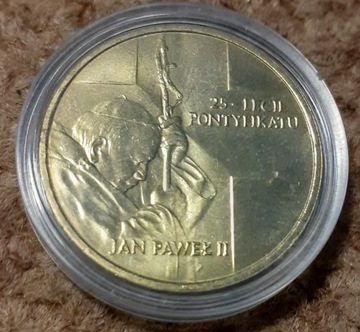 2 zł Jan Paweł II 25 lat Pontyfikatu 2003