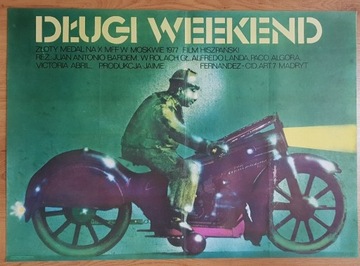 Długi weekend, Kościelniak 1978, plakat filmowy A1